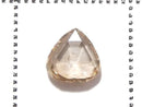 [Video][One of a kind] Light Brown Diamond Loose Stone Rose Cut 1pc NO.70