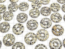 [Video] Dalmatian Jasper Coin (Donut) 25x25mm 2pcs