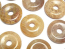 [Video] Fossil Coral Coin (Donut) 25x25mm 2pcs