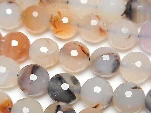 [Video] Montana Moss Agate AA++ 128 Faceted Round 10mm 1strand beads (approx. 15 inches/36 cm)