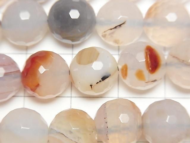 [Video] Montana Moss Agate AA++ 128 Faceted Round 10mm 1strand beads (approx. 15 inches/36 cm)