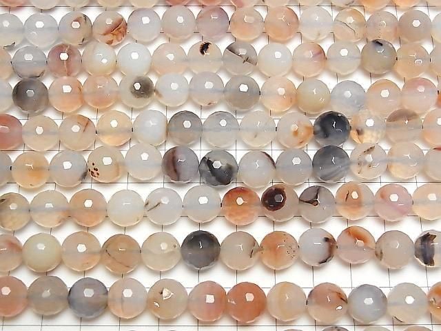 [Video] Montana Moss Agate AA++ 128 Faceted Round 10mm 1strand beads (approx. 15 inches/36 cm)