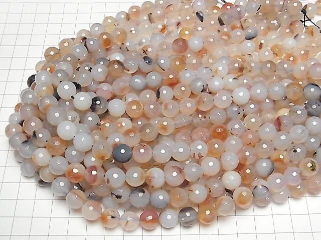 [Video] Montana Moss Agate AA++ 128 Faceted Round 10mm 1strand beads (approx. 15 inches/36 cm)