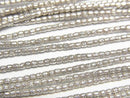 Karen Silver Patterned Rondelle 1.5x1.5x1.5mm 1/4 or 1strand beads (approx. 27 inches/68 cm)