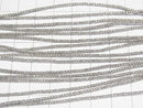 Karen Silver Patterned Rondelle 1.5x1.5x1.5mm 1/4 or 1strand beads (approx. 27 inches/68 cm)
