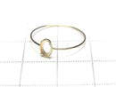 [Video][Japan][K10 Yellow Gold] Ring Frame (Prong Setting) Oval Cabochon 5x3mm Milgrain 1pc