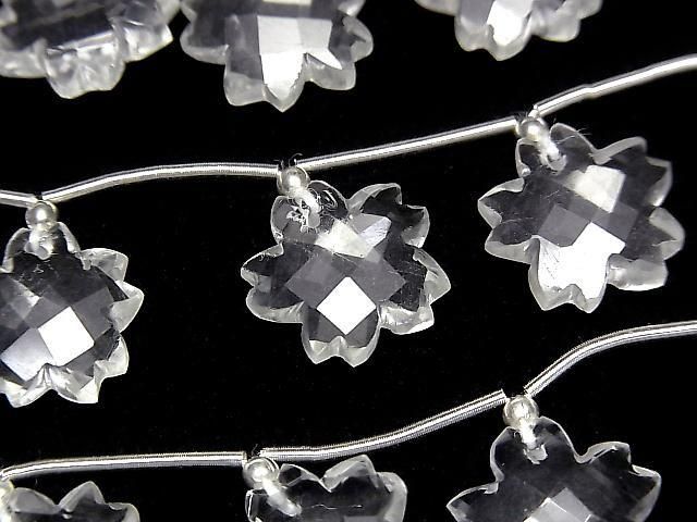 [Video] High Quality Crystal AAA Flower Shape 1strand beads (6pcs)
