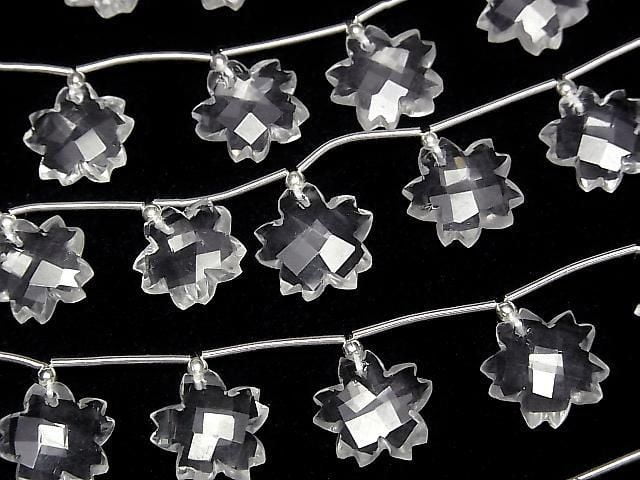 [Video] High Quality Crystal AAA Flower Shape 1strand beads (6pcs)