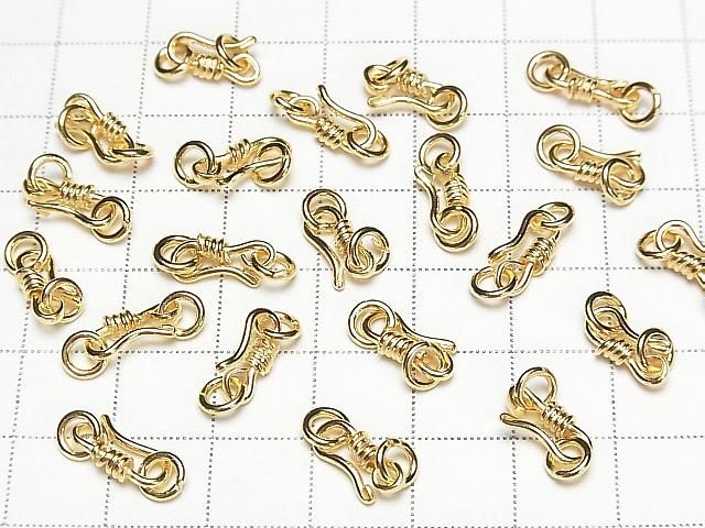 Silver925 U Hook 12x4.5mm with Jump Ring 18KGP 1pc