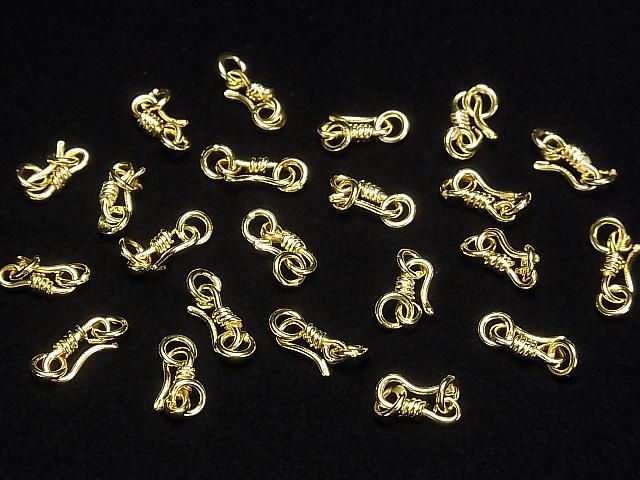 Silver925 U Hook 12x4.5mm with Jump Ring 18KGP 1pc
