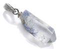 [Video][One of a kind] Dumortierite in Quartz AA++ Pendant Silver925 NO.45