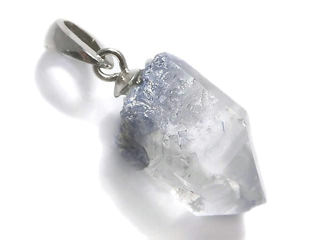 [Video][One of a kind] Dumortierite in Quartz AA++ Pendant Silver925 NO.48