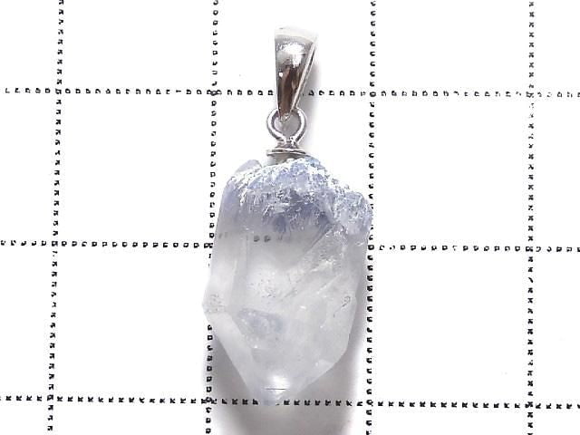 [Video][One of a kind] Dumortierite in Quartz AA++ Pendant Silver925 NO.49