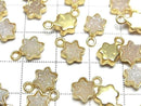 [Video] Druzy Agate Star 7x7mm Charm AB Coated 18KGP 2pcs