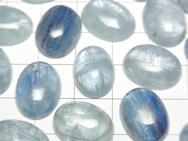 [Video] Sky Kyanite AA++ Oval Cabochon 16x12mm 1pc