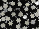 [Video] Druzy Agate Star 7x7mm Charm AB Coated Silver925 2 pcs