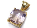 [Video][One of a kind] High Quality Ametrine AAA Faceted Pendant 18KGP NO.129