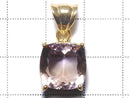 [Video][One of a kind] High Quality Ametrine AAA Faceted Pendant 18KGP NO.129
