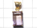 [Video][One of a kind] High Quality Ametrine AAA Faceted Pendant 18KGP NO.130