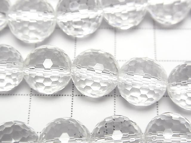 [Video] High Quality! Crystal AAA 128 Faceted Round 12mm 1/4 or 1strand beads (approx. 15 inches/38 cm)