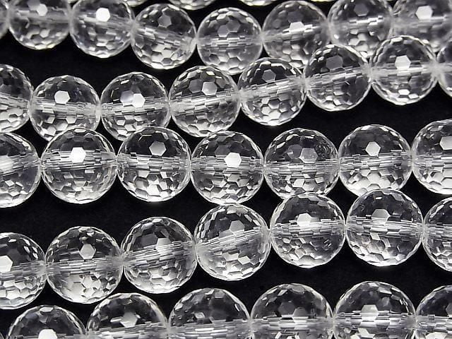 [Video] High Quality! Crystal AAA 128 Faceted Round 12mm 1/4 or 1strand beads (approx. 15 inches/38 cm)