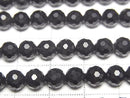 Onyx AAA 128Faceted Round 6mm 1strand beads (aprx.15inch/37cm)