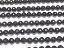 Onyx AAA 128Faceted Round 6mm 1strand beads (aprx.15inch/37cm)