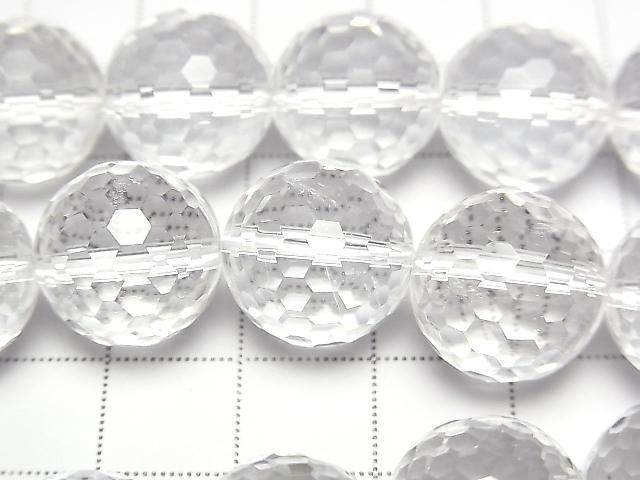 [Video] High Quality! Crystal AAA 128 Faceted Round 14mm 1/4 or 1strand beads (approx. 15 inches/36 cm)