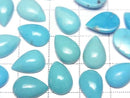 [Video] Arizona Kingman Turquoise AAA- Pear Shape Cabochon 12x8mm 2pcs