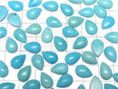 [Video] Arizona Kingman Turquoise AAA- Pear Shape Cabochon 12x8mm 2pcs
