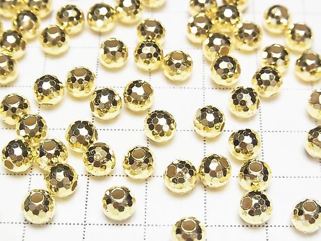 Silver 925 Round Cut [6mm][8mm] 18KGP 2pcs