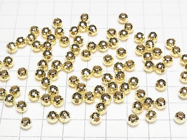 Silver 925 Round Cut [6mm][8mm] 18KGP 2pcs