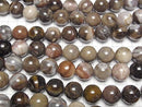 [Video]Petrified Wood Round 16mm half or 1strand beads (aprx.15inch/36cm)