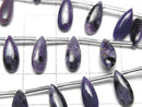 [Video] Charoite AA++ Pear shape (Smooth) 12x5mm half or 1strand (8pcs)