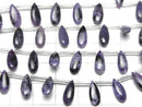 [Video] Charoite AA++ Pear shape (Smooth) 12x5mm half or 1strand (8pcs)