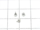Silver 925 Micro Crimp Bead (Round 3mm, No Coating, 2pcs)