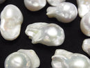[Video] Fresh Water Pearl AA Loose Stone Fin Baroque 17-23mm White 2pcs