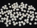 [Video] Fresh Water Pearl AA+ Loose Stone Potato-Drop 8-11mm [Half Drilled Hole] White 5pcs