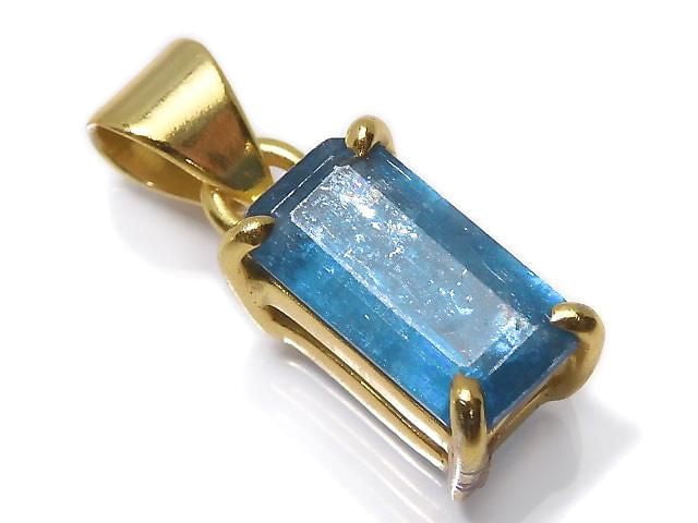 [Video][One of a kind] Indigo Blue Kyanite AAA Pendant 18KGP NO.56