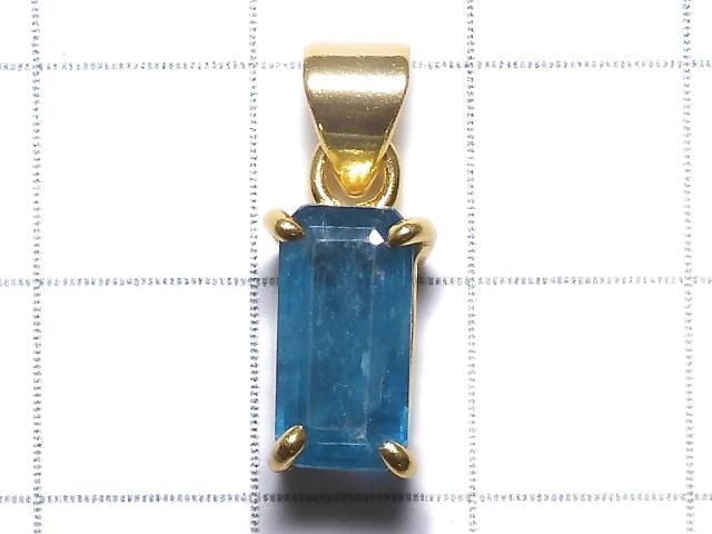 [Video][One of a kind] Indigo Blue Kyanite AAA Pendant 18KGP NO.56