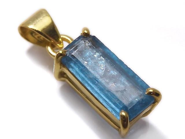 [Video][One of a kind] Indigo Blue Kyanite AAA Pendant 18KGP NO.57