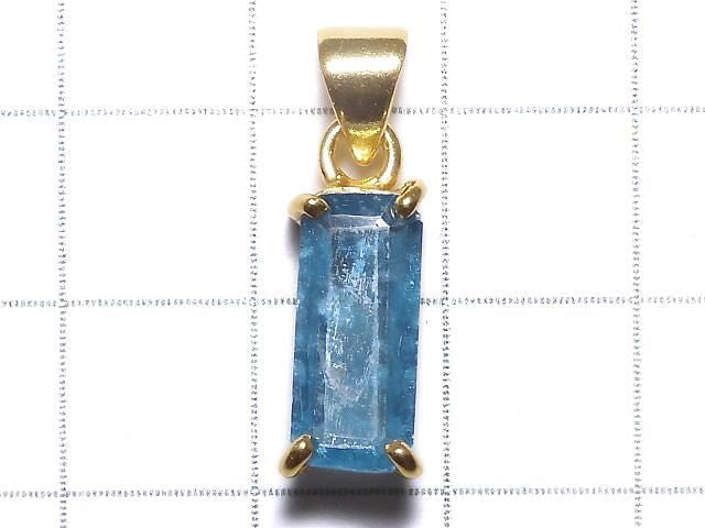 [Video][One of a kind] Indigo Blue Kyanite AAA Pendant 18KGP NO.57