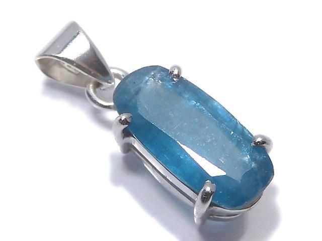 [Video][One of a kind] Indigo Blue Kyanite AAA- Pendant Silver925 NO.64