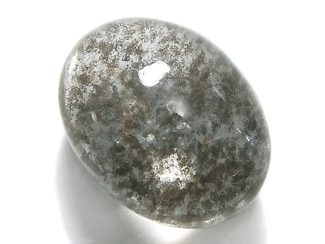 [Video][One of a kind] High Quality Moss Aquamarine AAA- Cabochon 1pc NO.118