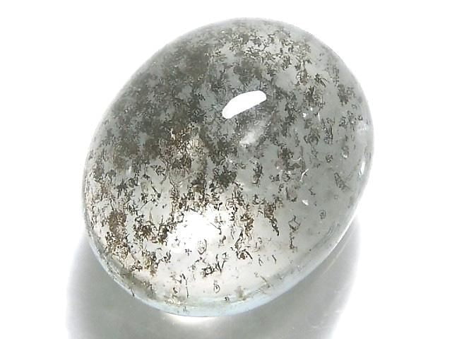 [Video][One of a kind] High Quality Moss Aquamarine AAA- Cabochon 1pc NO.122