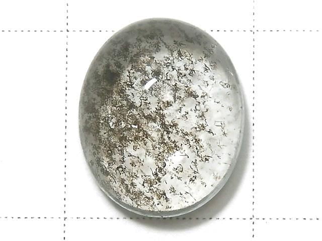 [Video][One of a kind] High Quality Moss Aquamarine AAA- Cabochon 1pc NO.122