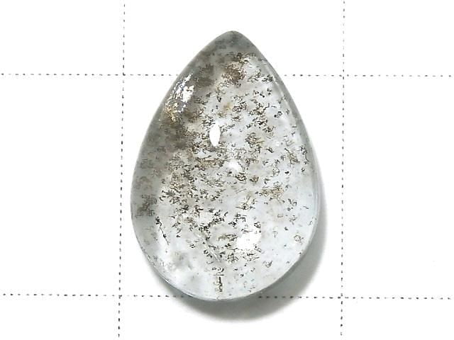 [Video][One of a kind] High Quality Moss Aquamarine AAA- Cabochon 1pc NO.125