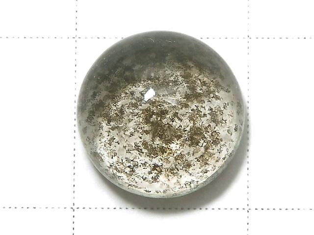 [Video][One of a kind] High Quality Moss Aquamarine AAA- Cabochon 1pc NO.127