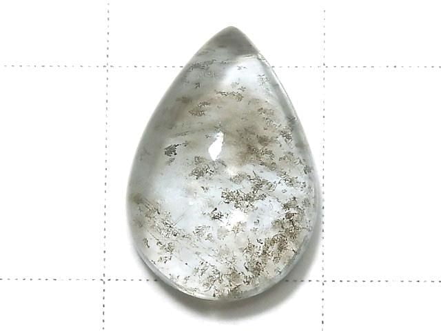 [Video][One of a kind] High Quality Moss Aquamarine AAA- Cabochon 1pc NO.131
