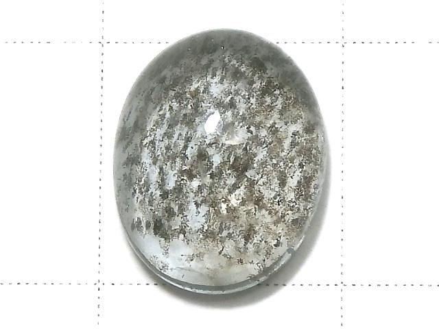 [Video][One of a kind] High Quality Moss Aquamarine AAA- Cabochon 1pc NO.132